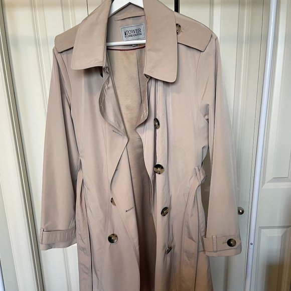 LondonFog Jackets & Blazers - EUC XL TOWER - Classic London Fog Trench double-breasted coat